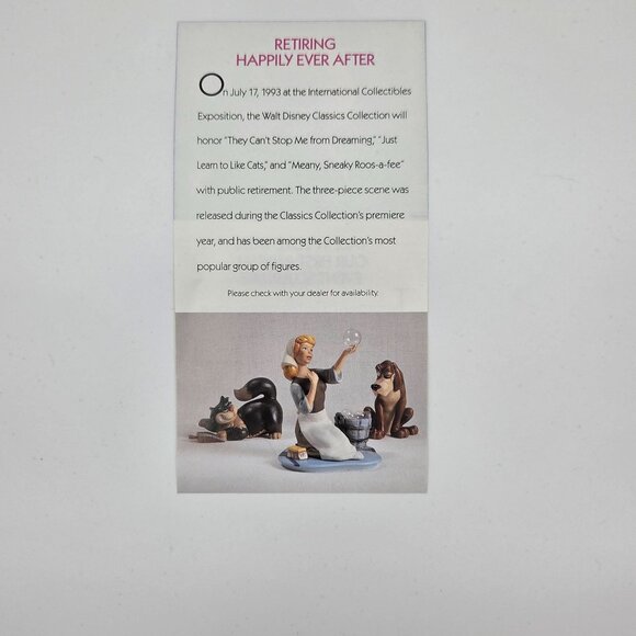 WDCC Fantasia Flight of Fancy Angel Ornament with COA and paperwork - Picture 8 of 10